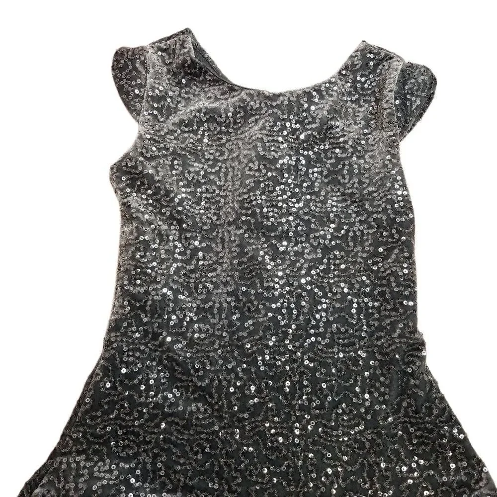 Children's Place sequin dress XS 4